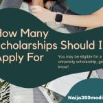 How Many Scholarships Should I Apply For