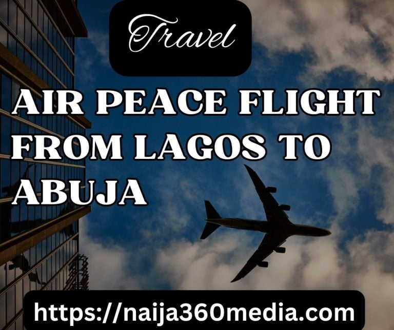 Air Peace Flight from Lagos to Abuja
