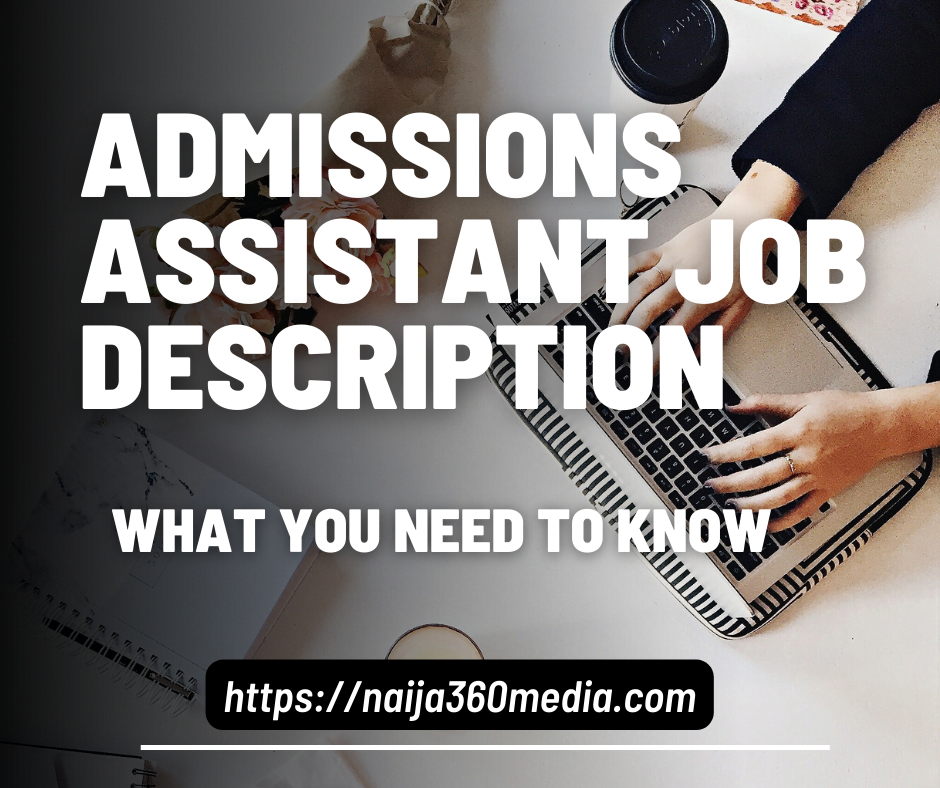 Admissions Assistant Job Description